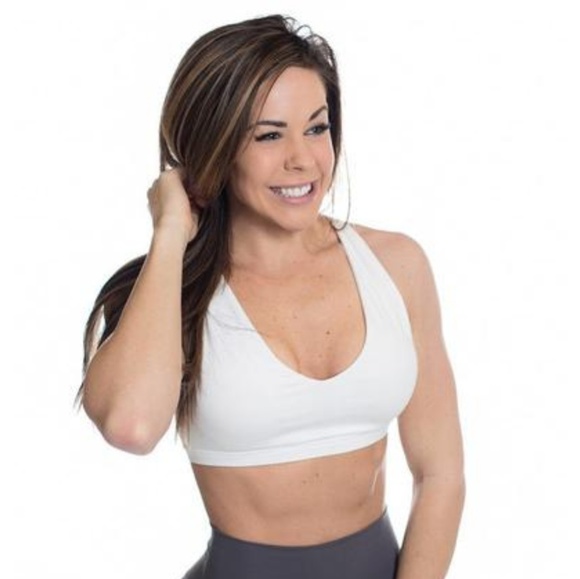 P'tula Veronica Embrace Sports Bra White Medium - Picture 1 of 4